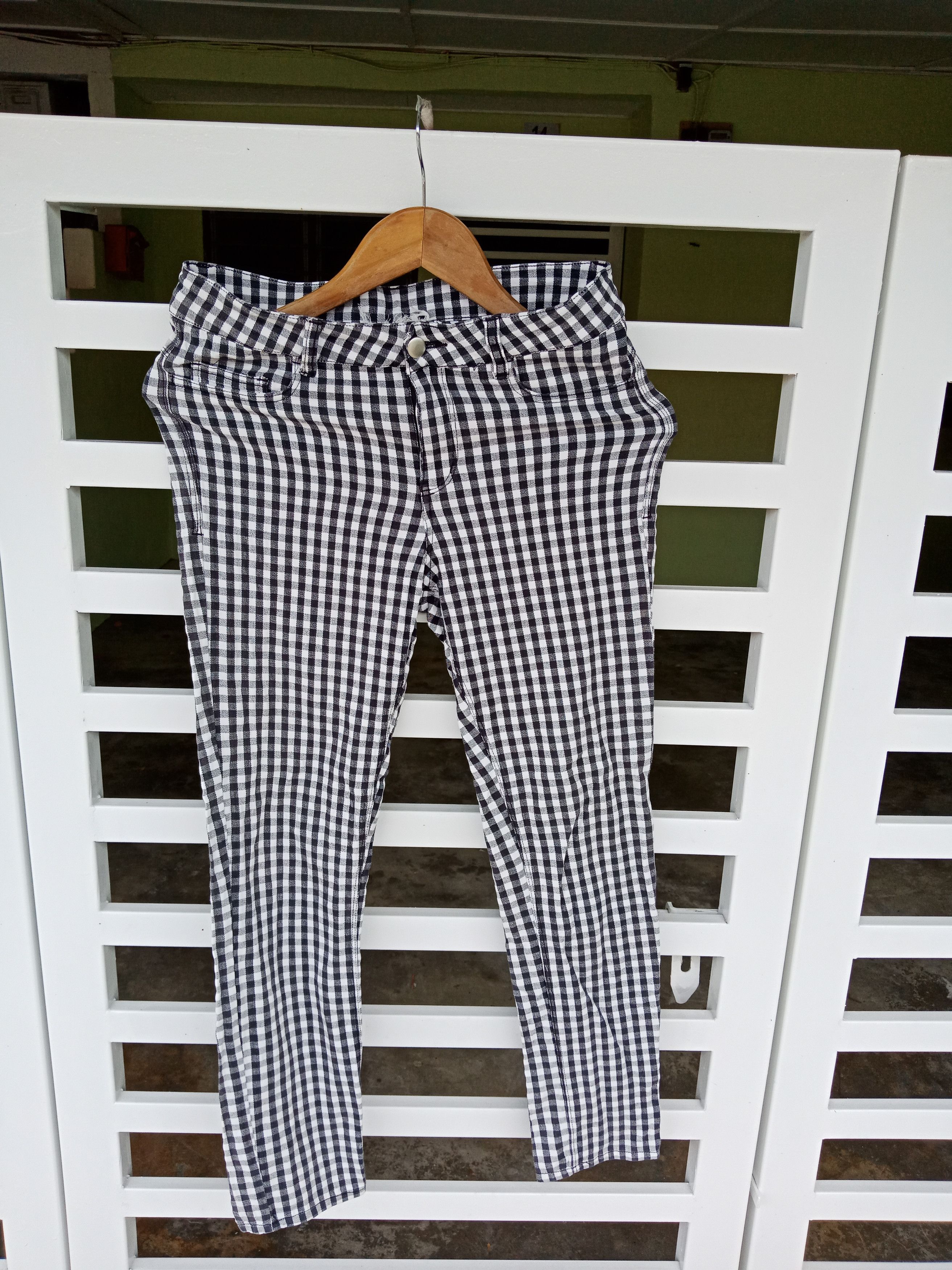 semanticdesign Japanese Brand Tartan Checker Bondage Pants Size US 30 / EU 46 - 1 Thumbnail