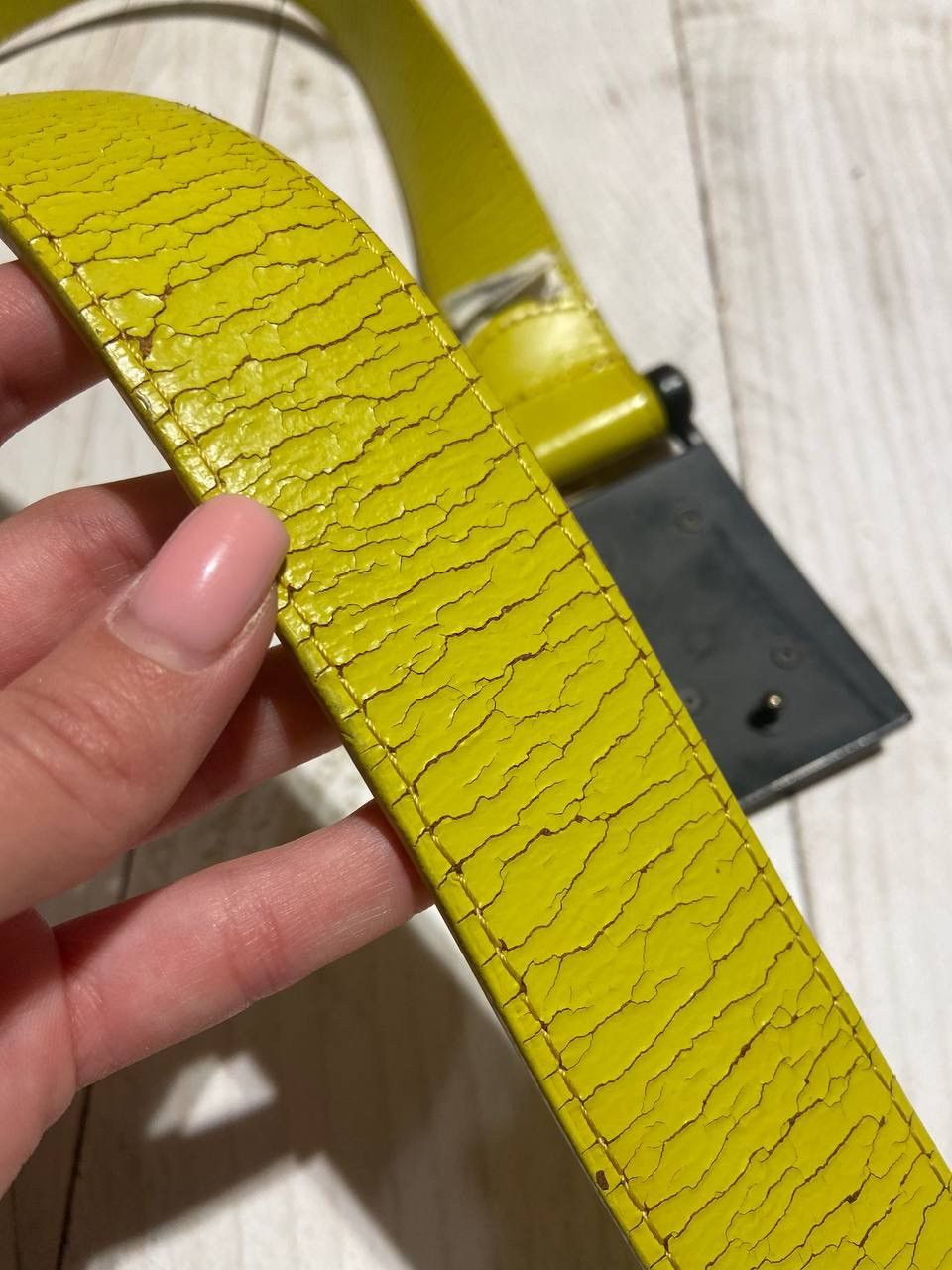 Oakley Vintage Oakley Leather Belt 00s Gorpcore Size ONE SIZE - 10 Thumbnail