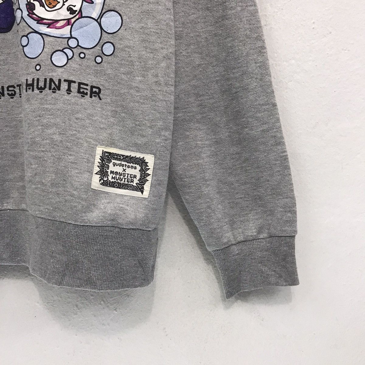 Cartoon Network × Japanese Brand × Vintage Gudetama X Monster Hunter Sweatshirt Hoodies Big Logo Size US M / EU 48-50 / 2 - 4 Thumbnail