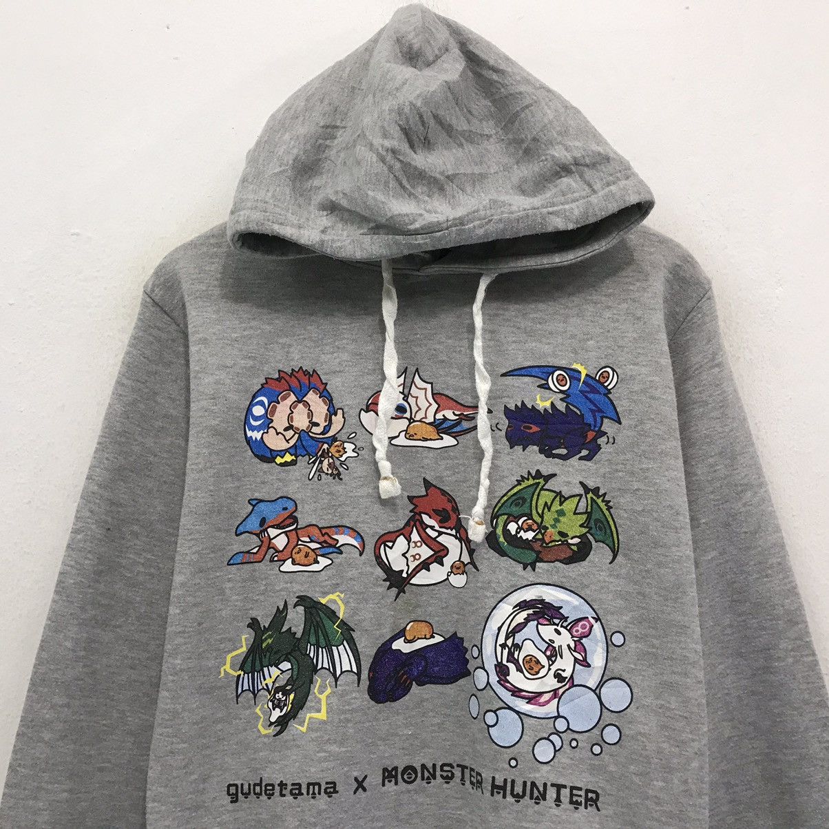 Cartoon Network × Japanese Brand × Vintage Gudetama X Monster Hunter Sweatshirt Hoodies Big Logo Size US M / EU 48-50 / 2 - 3 Thumbnail