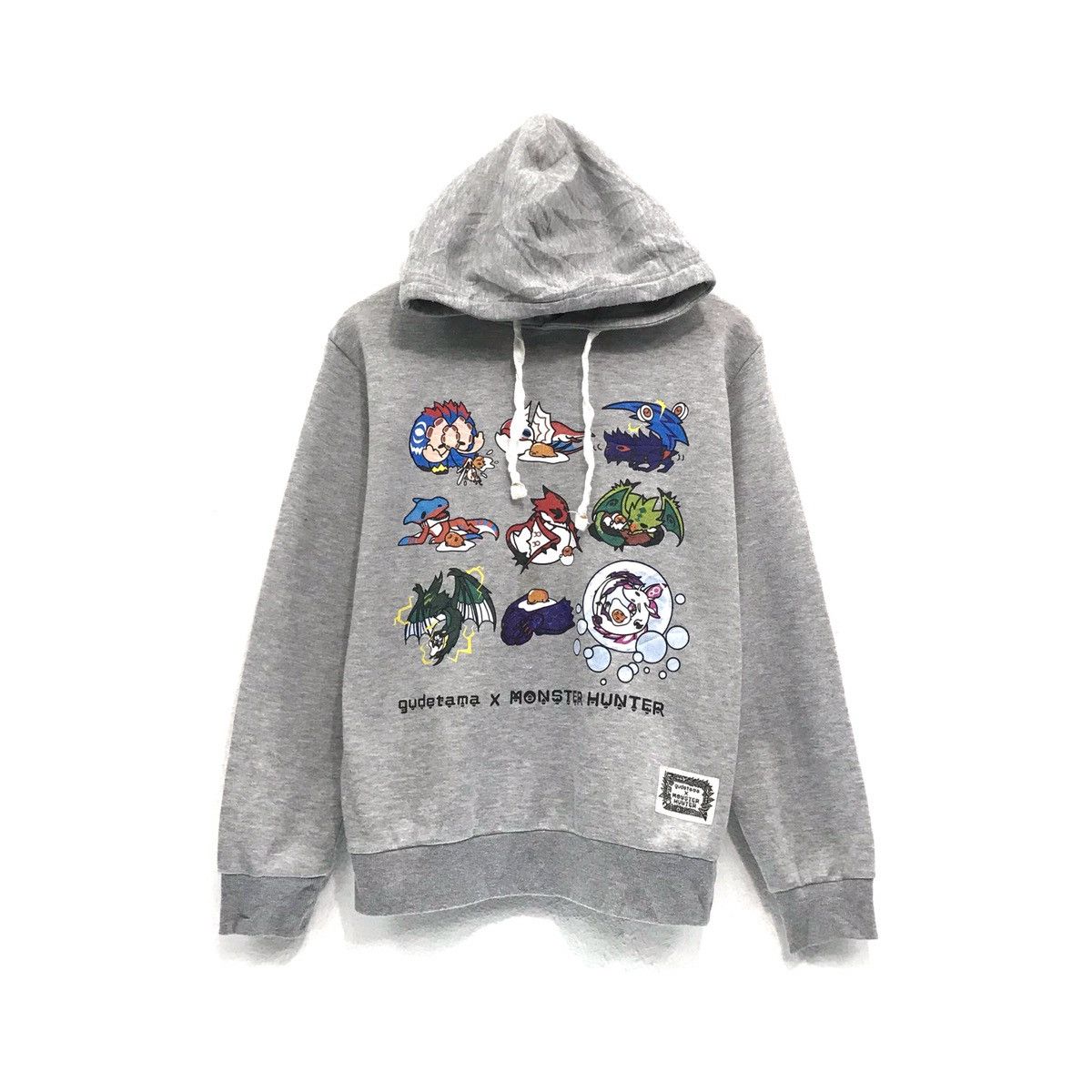 Cartoon Network × Japanese Brand × Vintage Gudetama X Monster Hunter Sweatshirt Hoodies Big Logo Size US M / EU 48-50 / 2 - 1 Thumbnail