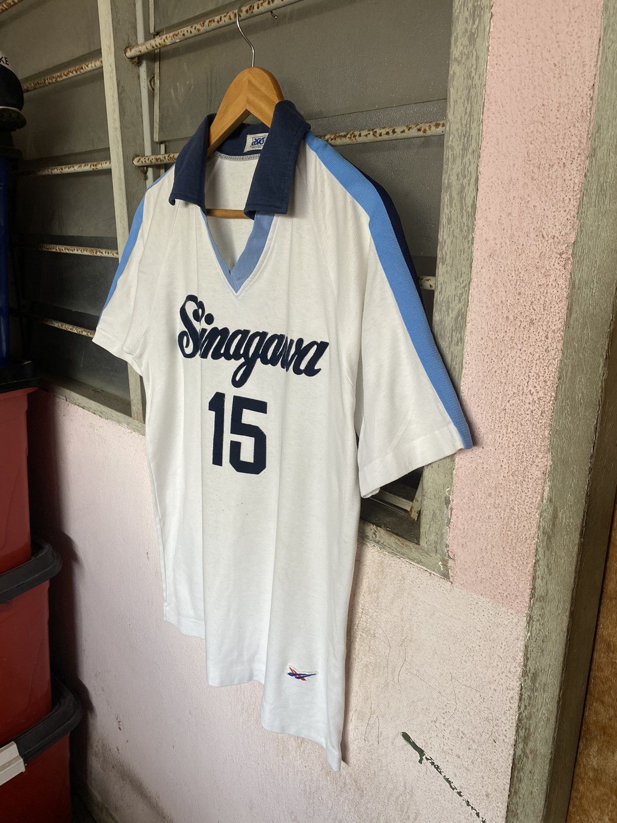 Asics Vintage Shinagawa Spellout by asics jersey Size US M / EU 48-50 / 2 - 3 Thumbnail