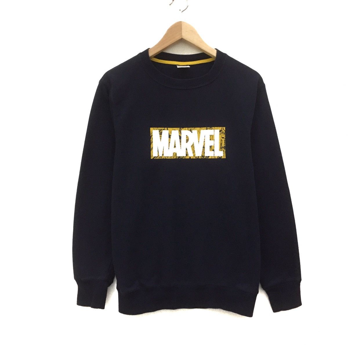 DC Comics × Marvel Comics Vintage Marvel Sweatshirt Big Box Logo Marvel CrewNeck Size US M / EU 48-50 / 2 - 1 Thumbnail