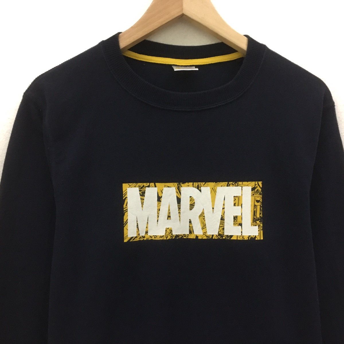 DC Comics × Marvel Comics Vintage Marvel Sweatshirt Big Box Logo Marvel CrewNeck Size US M / EU 48-50 / 2 - 2 Thumbnail