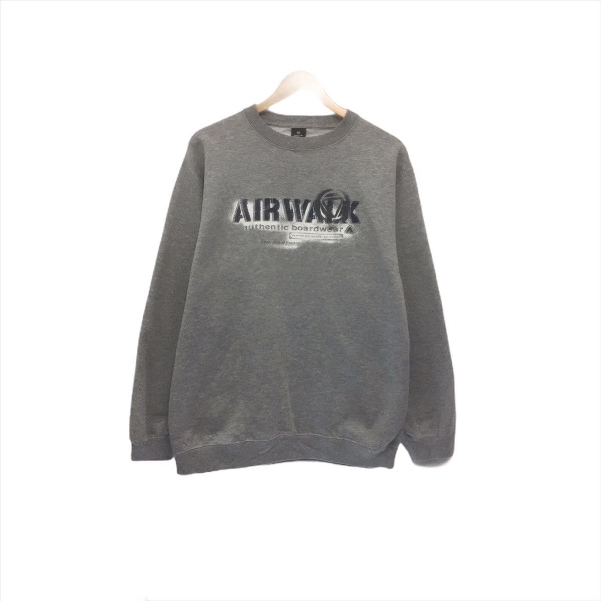 Airwalk × Vintage AIRWALK Authentic Boardwear Sweatshirt Crewneck BigLogo Size US M / EU 48-50 / 2 - 1 Thumbnail