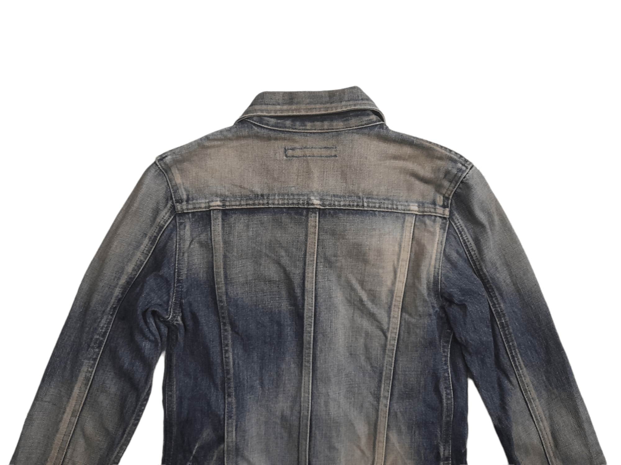 GOSTAR DE FUGA Gostar De Fuga Distressd Denim Jacket (E380) Size US S / EU 44-46 / 1 - 7 Thumbnail