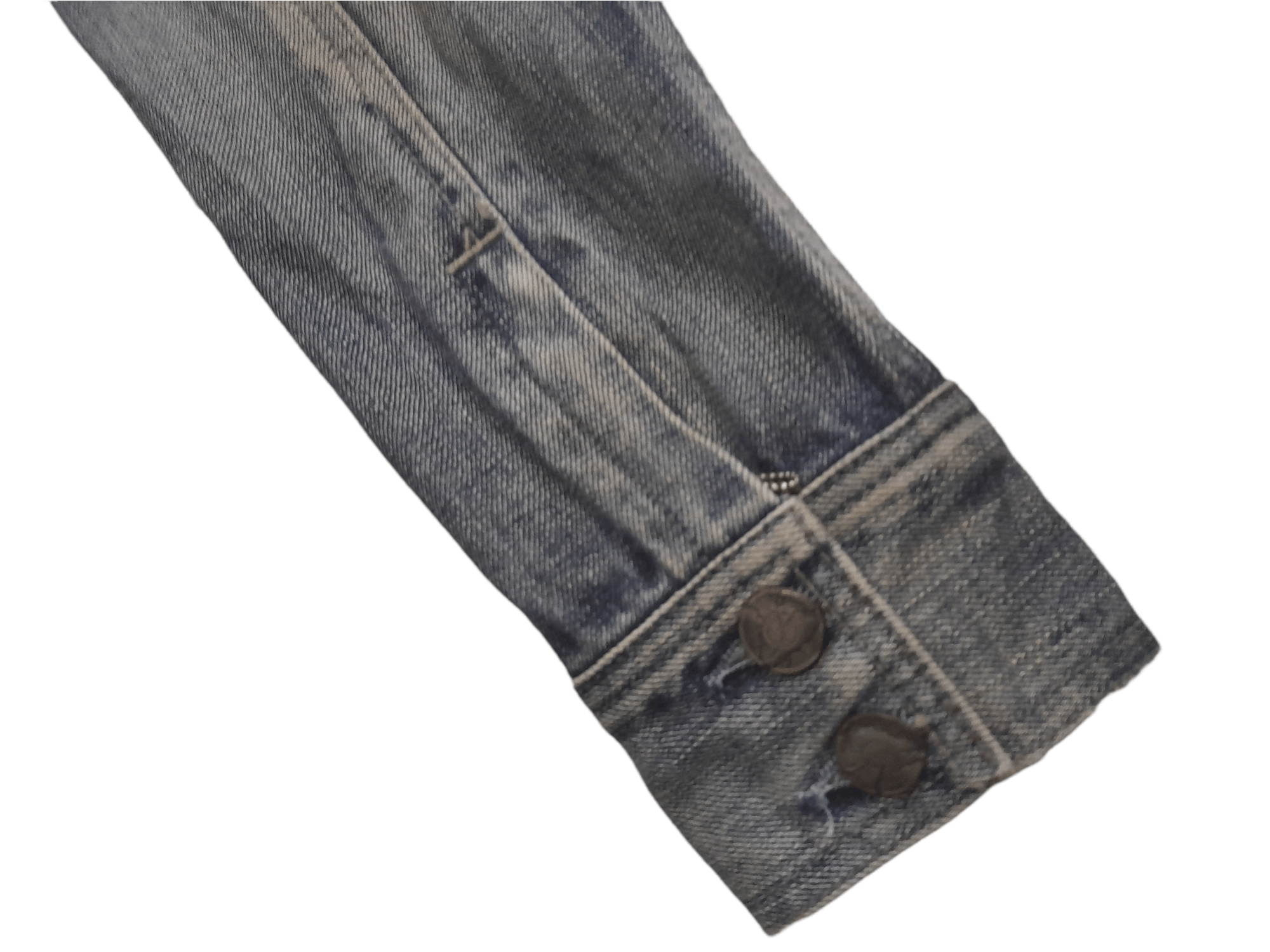 GOSTAR DE FUGA Gostar De Fuga Distressd Denim Jacket (E380) Size US S / EU 44-46 / 1 - 8 Thumbnail