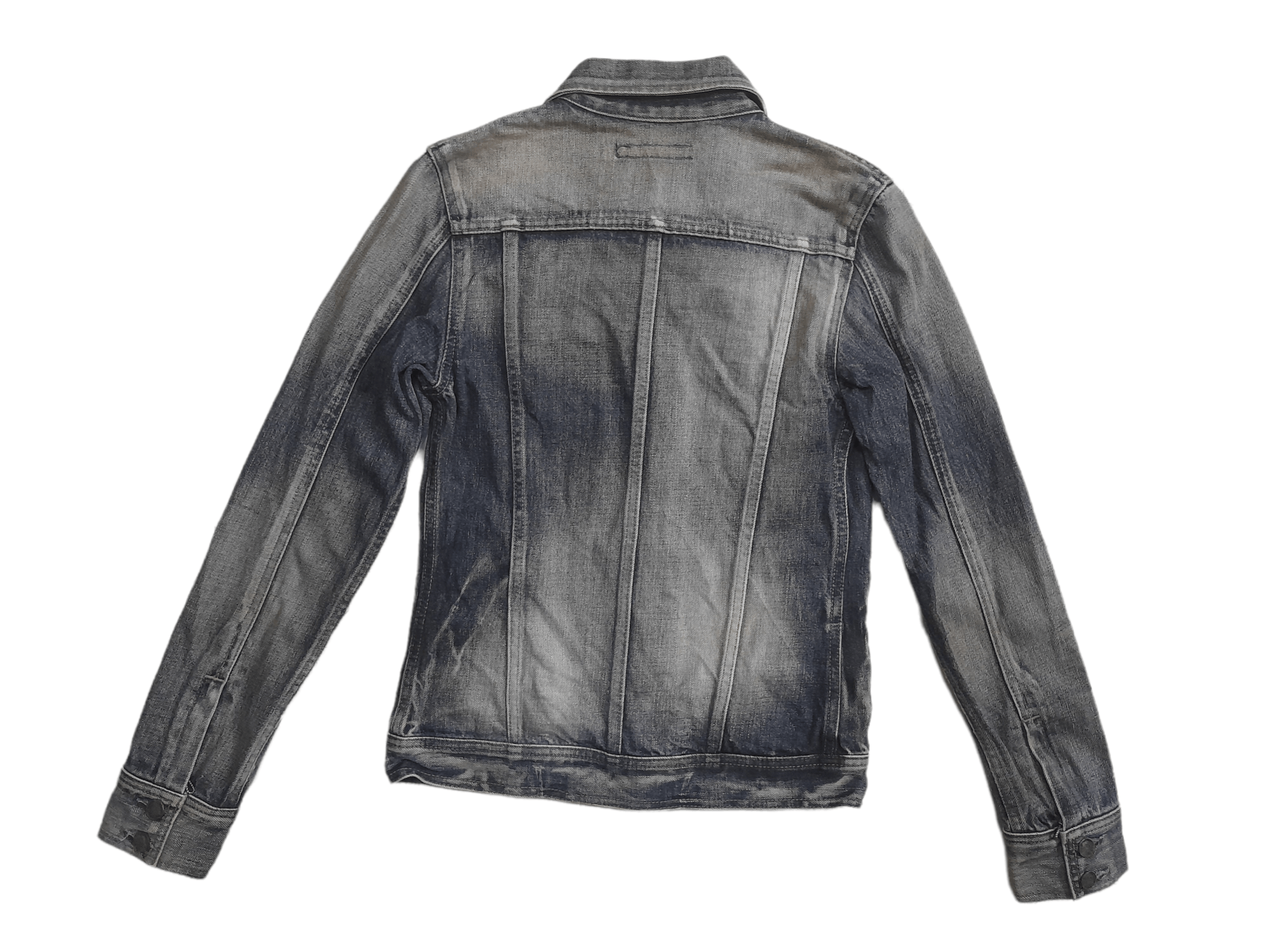 GOSTAR DE FUGA Gostar De Fuga Distressd Denim Jacket (E380) Size US S / EU 44-46 / 1 - 6 Thumbnail