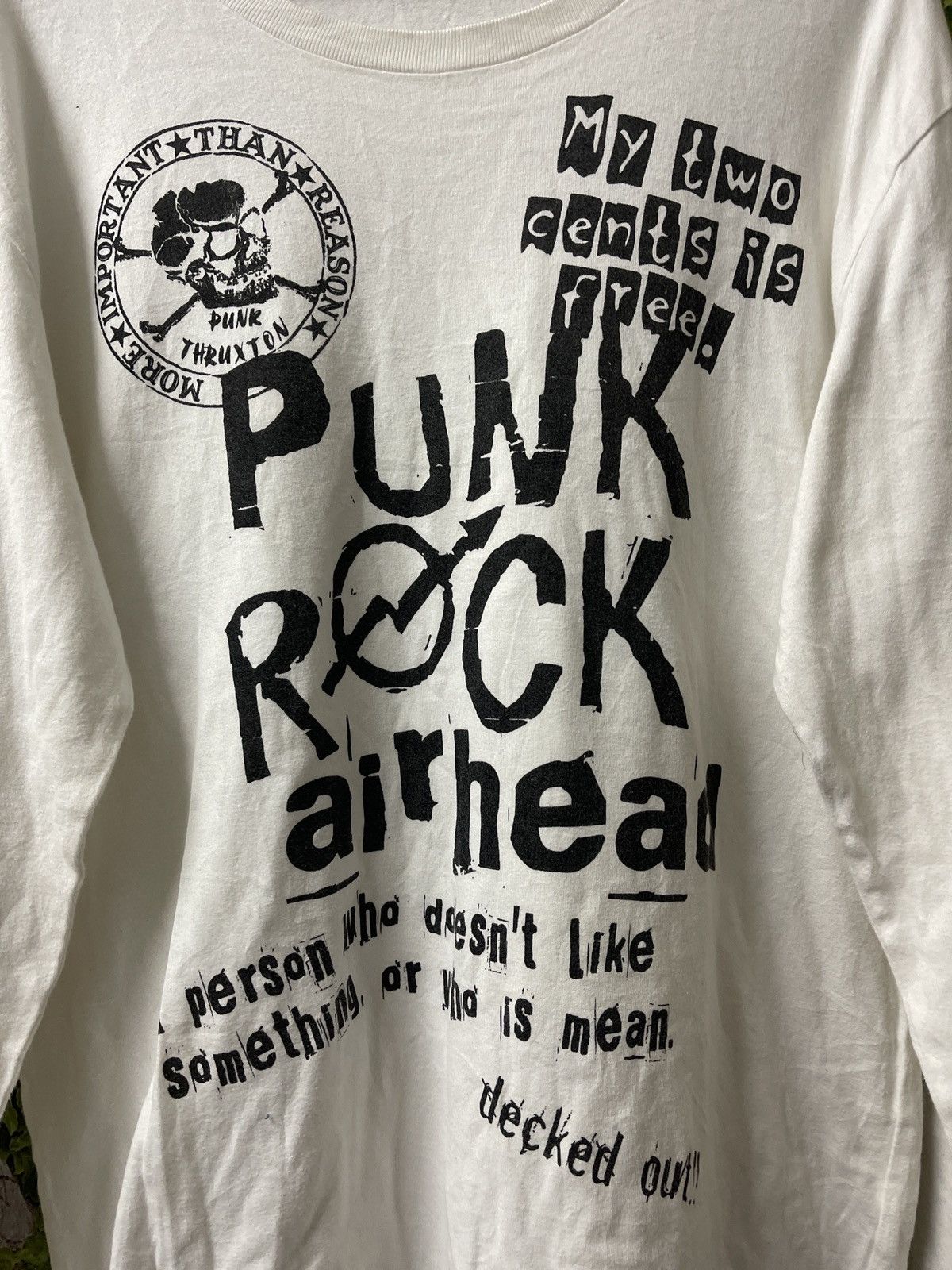 Band Tees VINTAGE TEE PUNK THRUXTON SPELLOUT VERY RARE Size US XXL / EU 58 / 5 - 2 Thumbnail