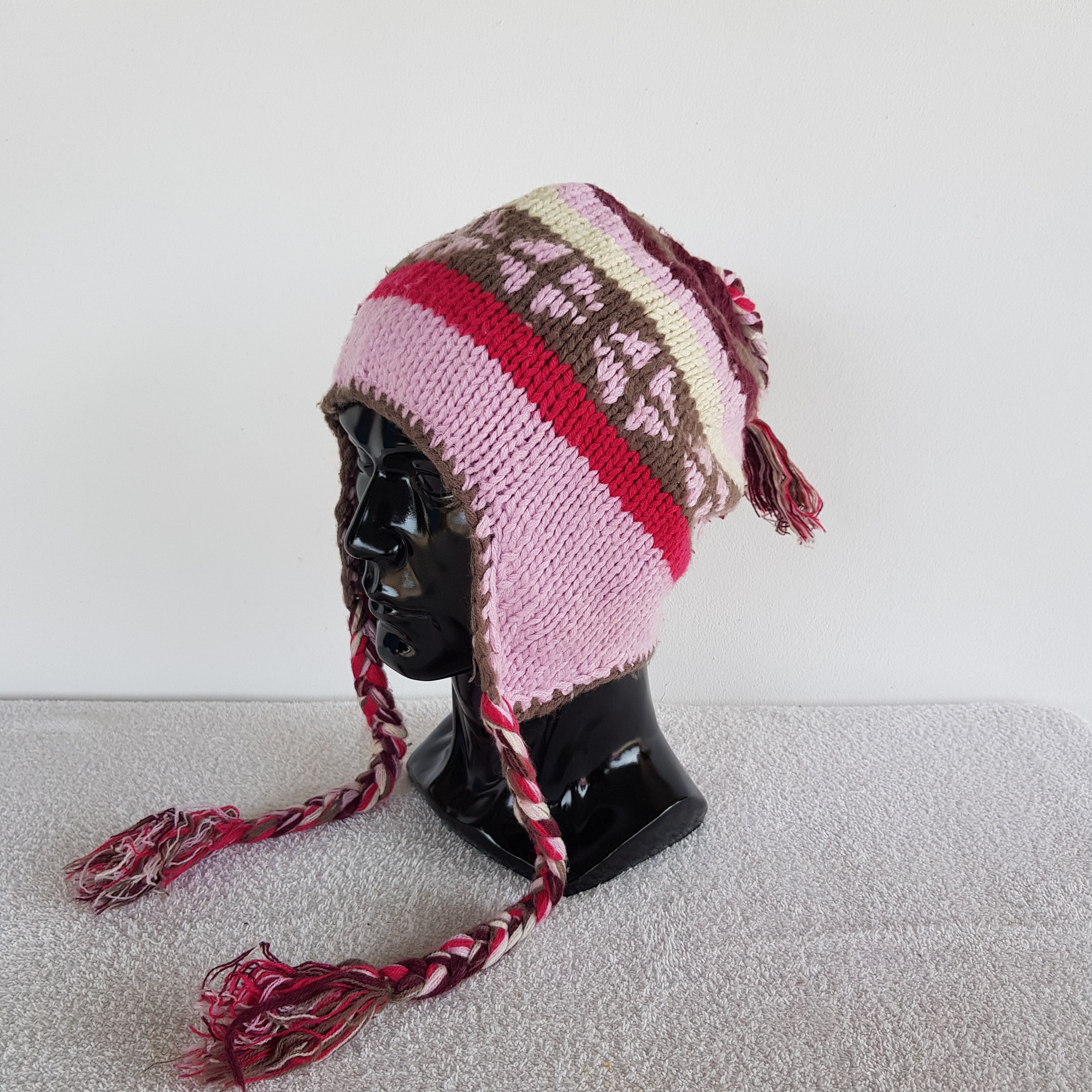 If Six Was Nine × Japanese Brand × Vintage Vintage Knitted Crochet Beanie Snow Cap Japanese Hats Size ONE SIZE - 1 Thumbnail