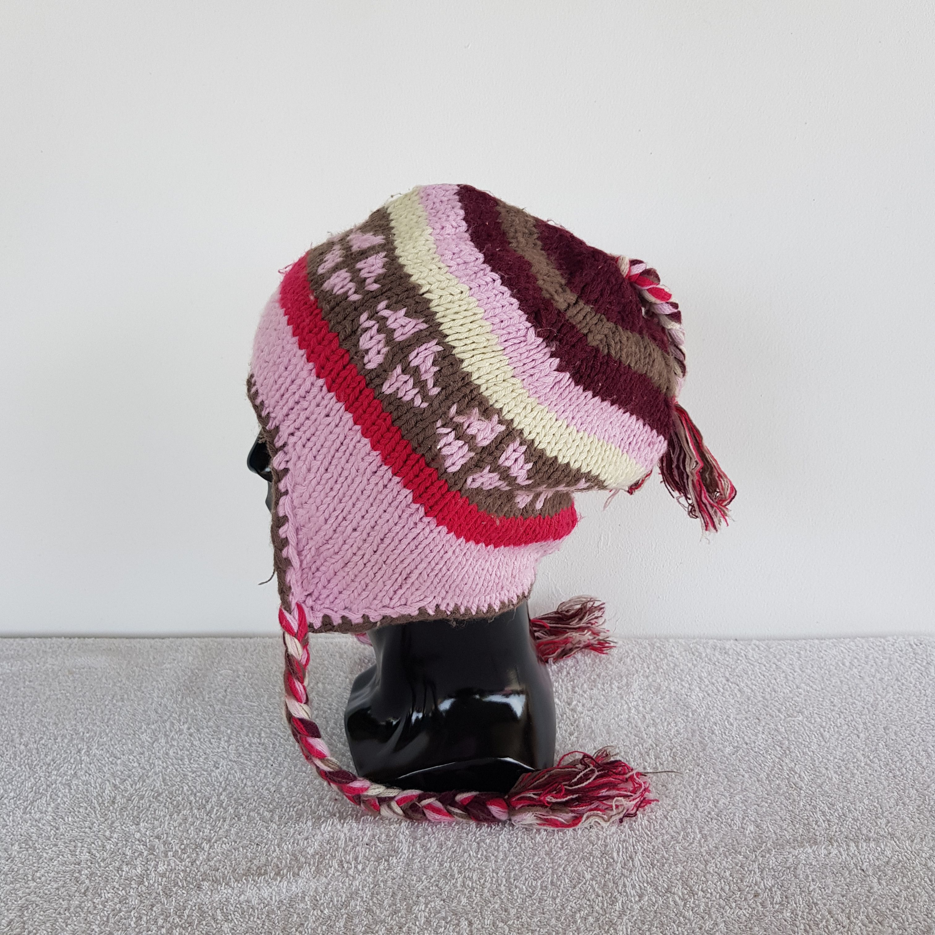 If Six Was Nine × Japanese Brand × Vintage Vintage Knitted Crochet Beanie Snow Cap Japanese Hats Size ONE SIZE - 4 Thumbnail