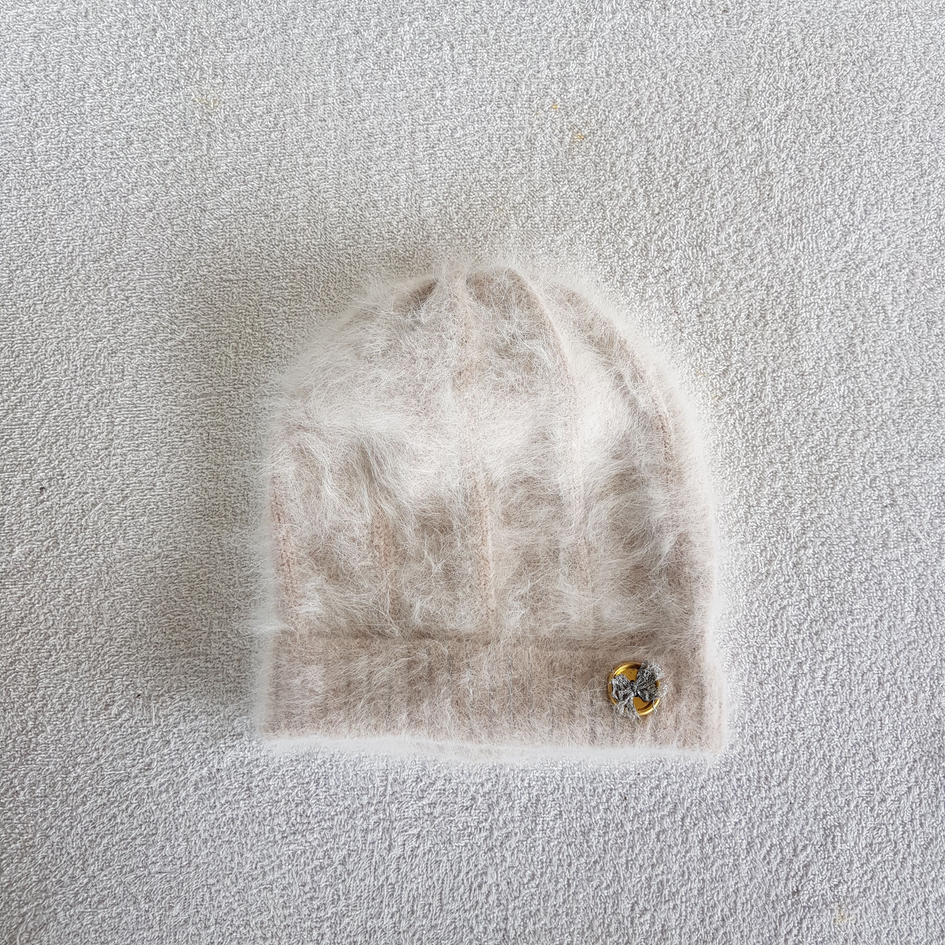 Japanese Brand Vintage Faux Fur Beanie Snow Cap Japanese Hats - AC10702. Size ONE SIZE - 5 Thumbnail