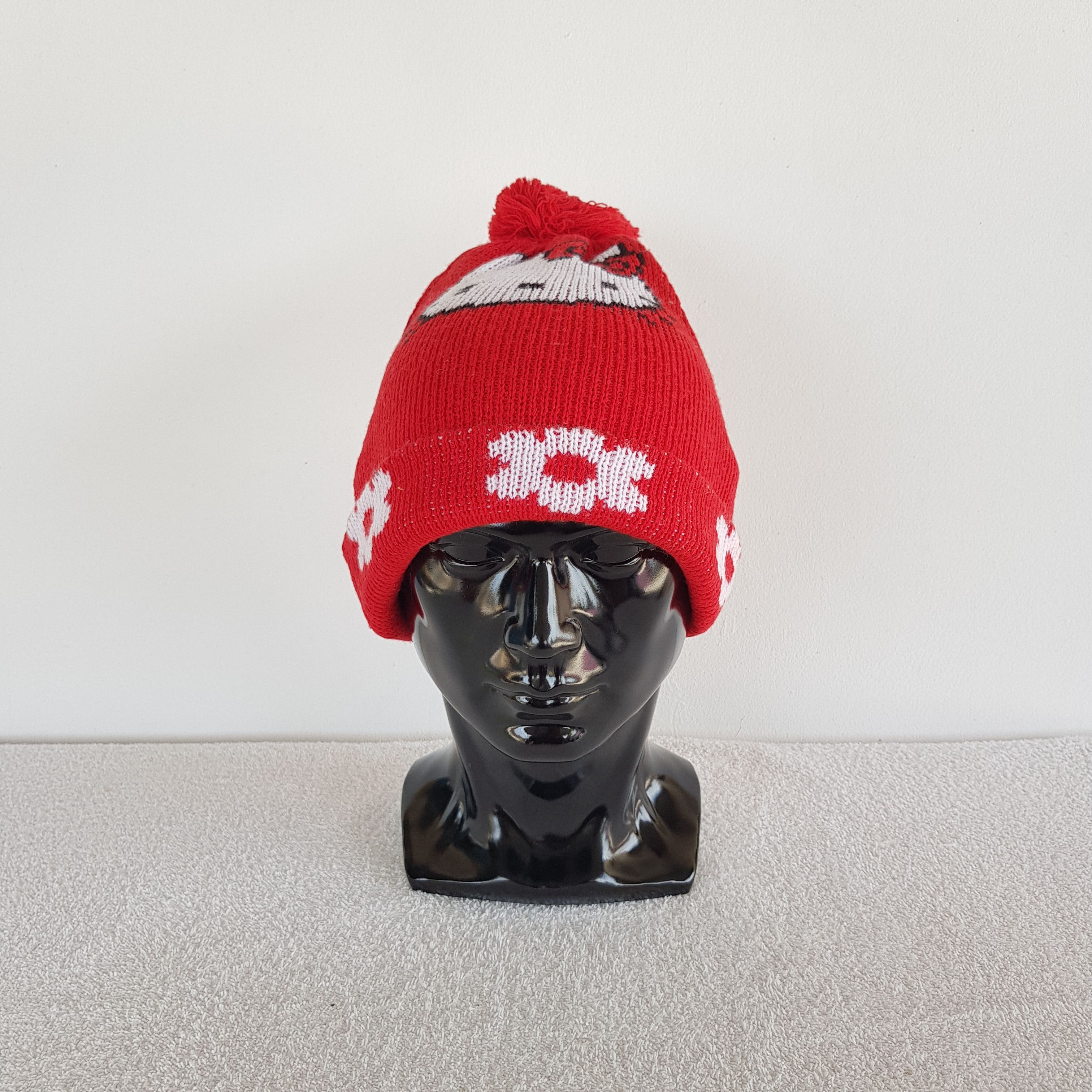 Japanese Brand Vintage Hello Kitty Beanie Snow Cap Knitted Cartoon Hats Size ONE SIZE - 2 Thumbnail
