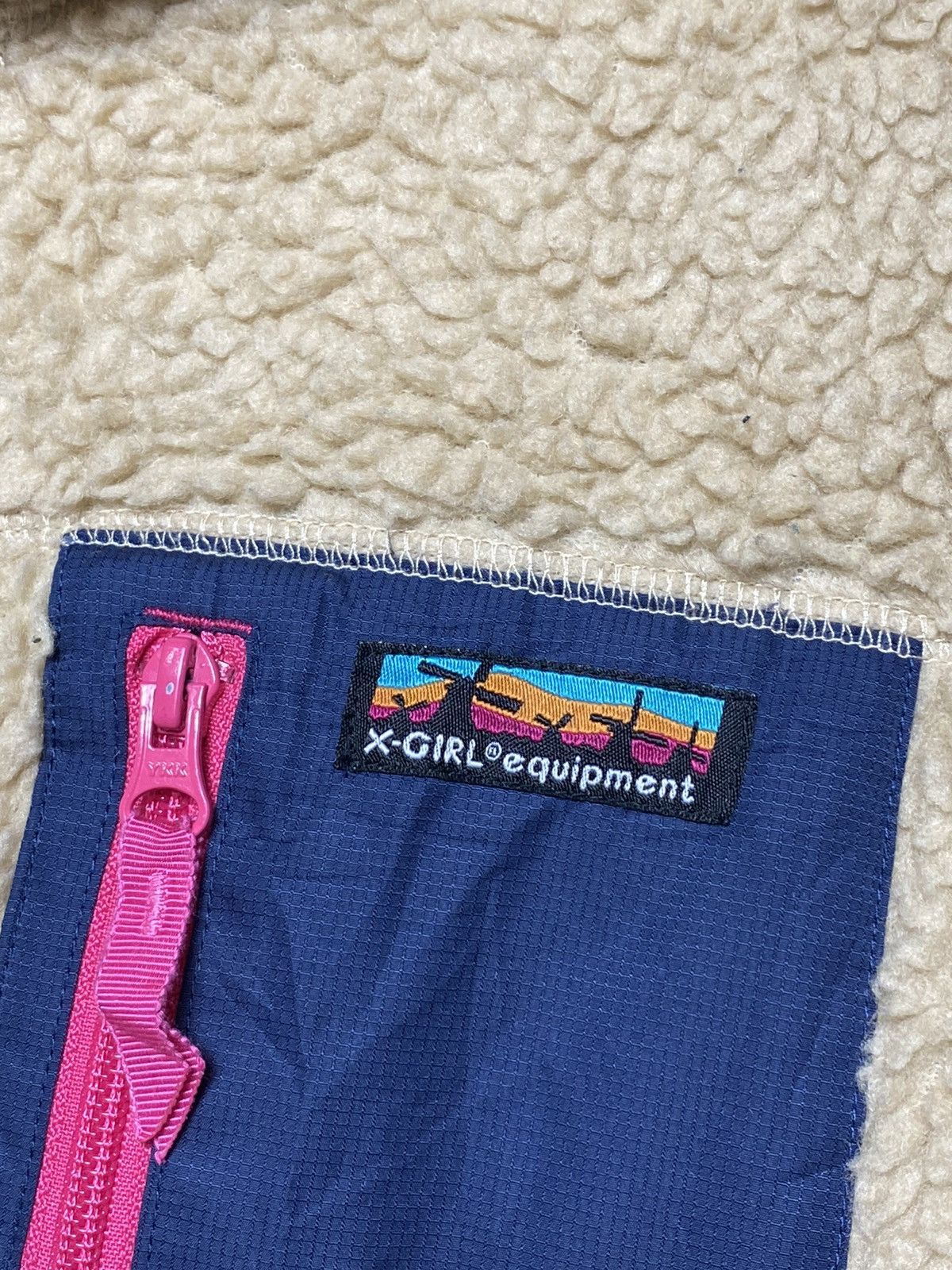 Japanese Brand × Vintage Vintage Xgirl Deep Pile Fleece Jacket Hoodies / Patagonia Size US S / EU 44-46 / 1 - 5 Thumbnail