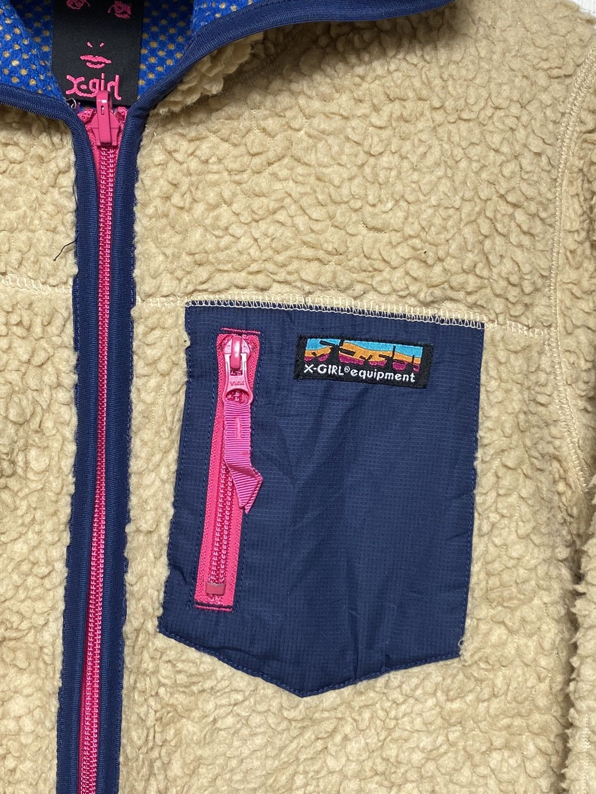 Japanese Brand × Vintage Vintage Xgirl Deep Pile Fleece Jacket Hoodies / Patagonia Size US S / EU 44-46 / 1 - 4 Thumbnail
