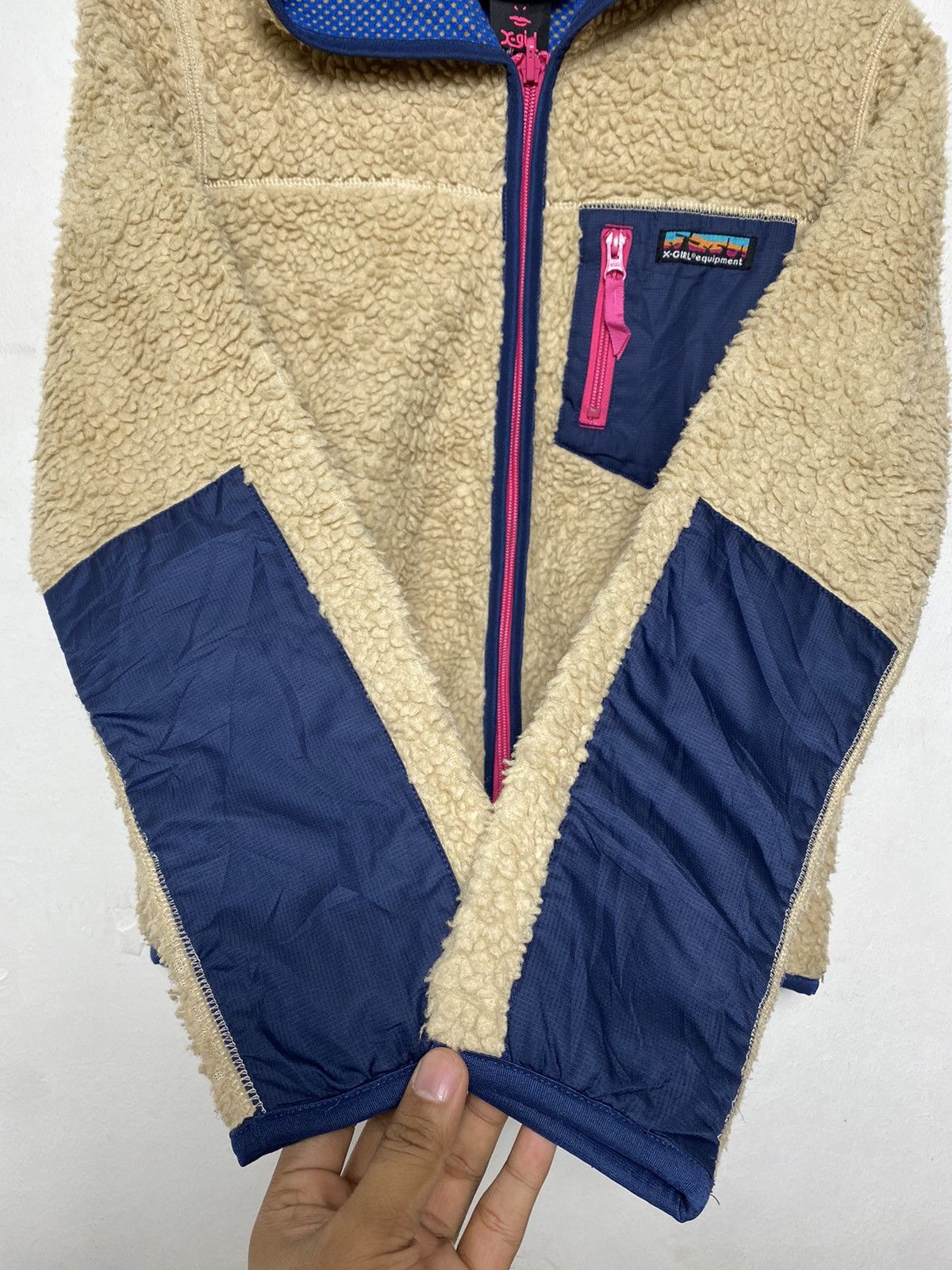 Japanese Brand × Vintage Vintage Xgirl Deep Pile Fleece Jacket Hoodies / Patagonia Size US S / EU 44-46 / 1 - 3 Thumbnail