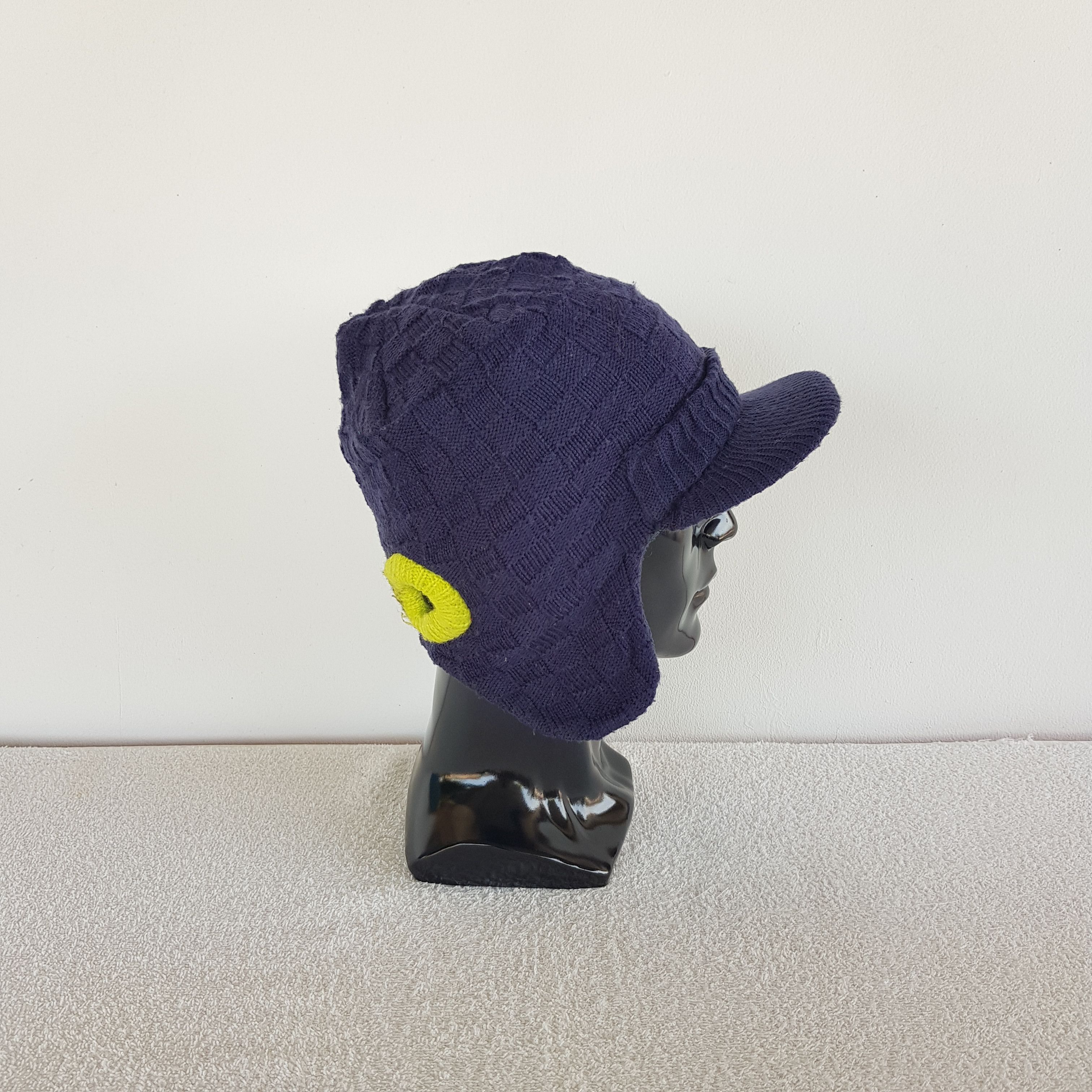 If Six Was Nine × Japanese Brand × Vintage Japanese Balaclava Hats Crochet Knitted Beanie Snow Cap Size ONE SIZE - 3 Thumbnail
