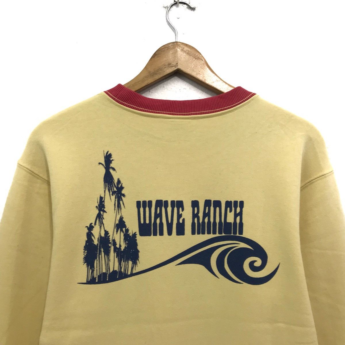 Japanese Brand Vintage Wave Ranch Sweatshirt Biglogo Spellout Wave Ranch Size US M / EU 48-50 / 2 - 6 Thumbnail