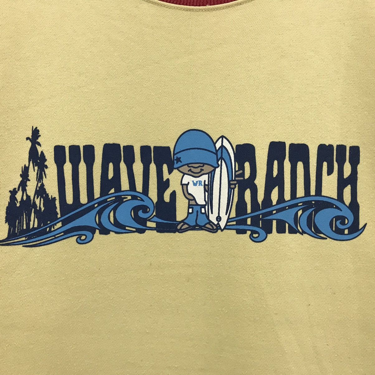Japanese Brand Vintage Wave Ranch Sweatshirt Biglogo Spellout Wave Ranch Size US M / EU 48-50 / 2 - 3 Thumbnail