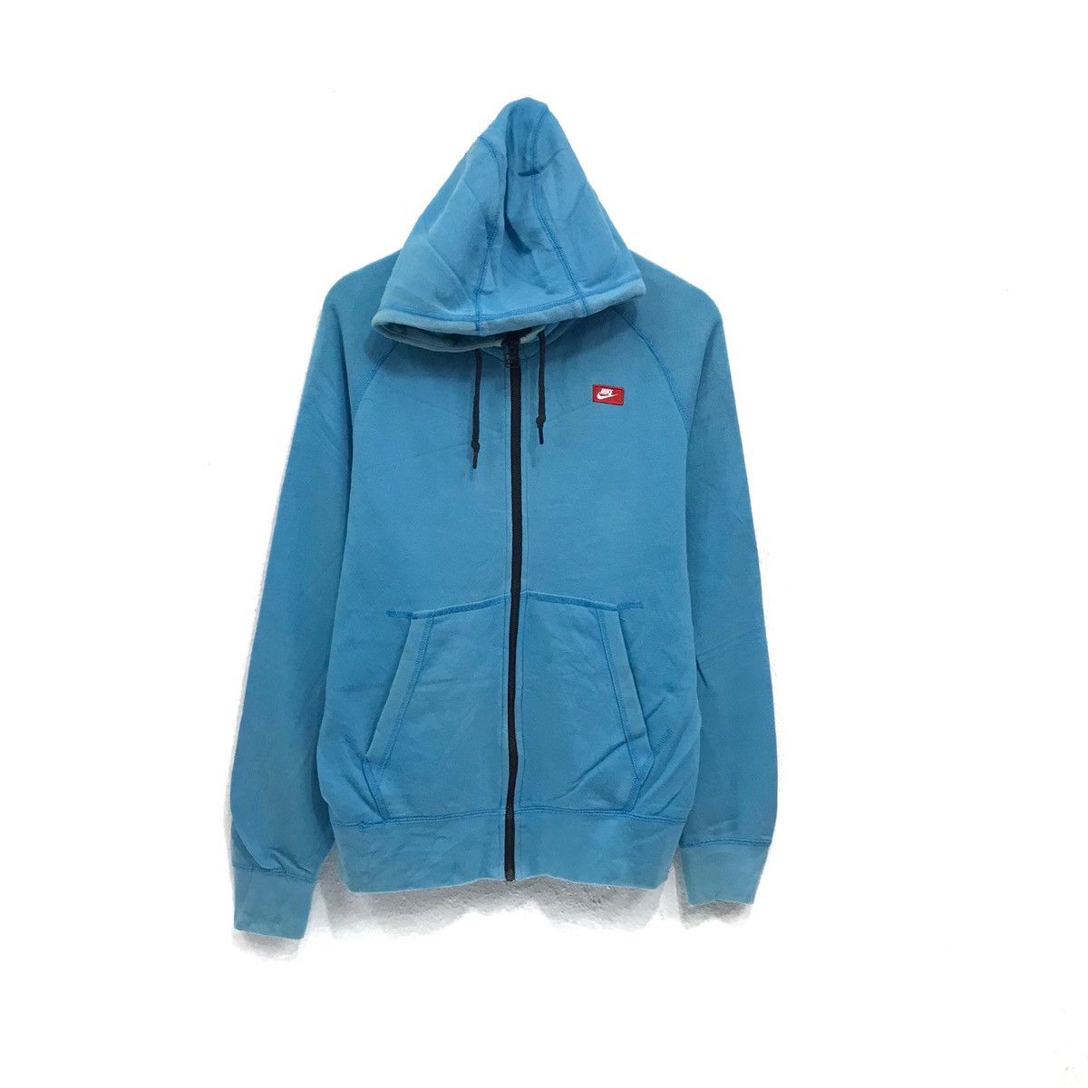 Nike × Vintage Nike Hoodies Big Logo Swoosh Nike Sweatshirt Size US M / EU 48-50 / 2 - 2 Thumbnail