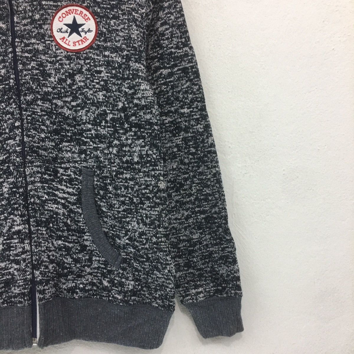 Converse × Vintage Converse Hoodies SweatshirtZipper Spellout CONVERSE AllStar Size US XS / EU 42 / 0 - 5 Thumbnail