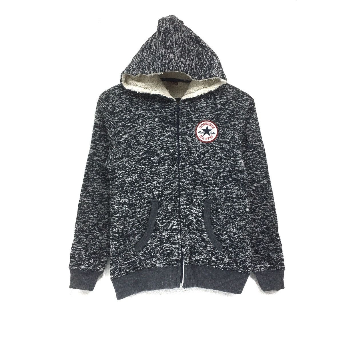 Converse × Vintage Converse Hoodies SweatshirtZipper Spellout CONVERSE AllStar Size US XS / EU 42 / 0 - 1 Thumbnail