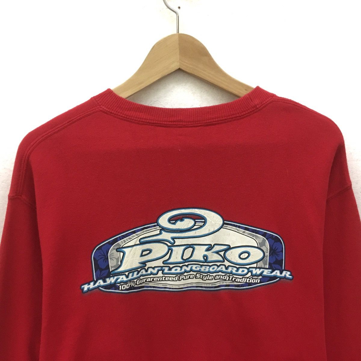 Vintage Vintage Piko Sweatshirt Biglogo Spellout Piko Surf Hawaii Size US M / EU 48-50 / 2 - 2 Thumbnail
