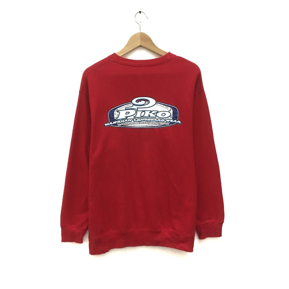 Vintage Vintage Piko Sweatshirt Biglogo Spellout Piko Surf Hawaii Size US M / EU 48-50 / 2 - 1 Thumbnail