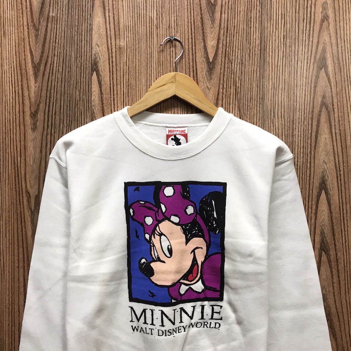 Disney × Mickey Inc × Vintage Vintage Disney Cartoon Minnie Mouse Sweatshirt Mickey Inc Size US S / EU 44-46 / 1 - 3 Thumbnail