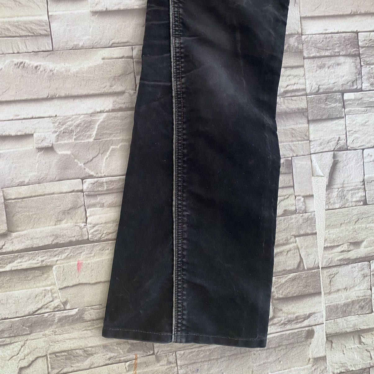 Japanese Brand Japanese Morgan Homme Moleskin Leather Flares Pants Size US 30 / EU 46 - 10 Thumbnail
