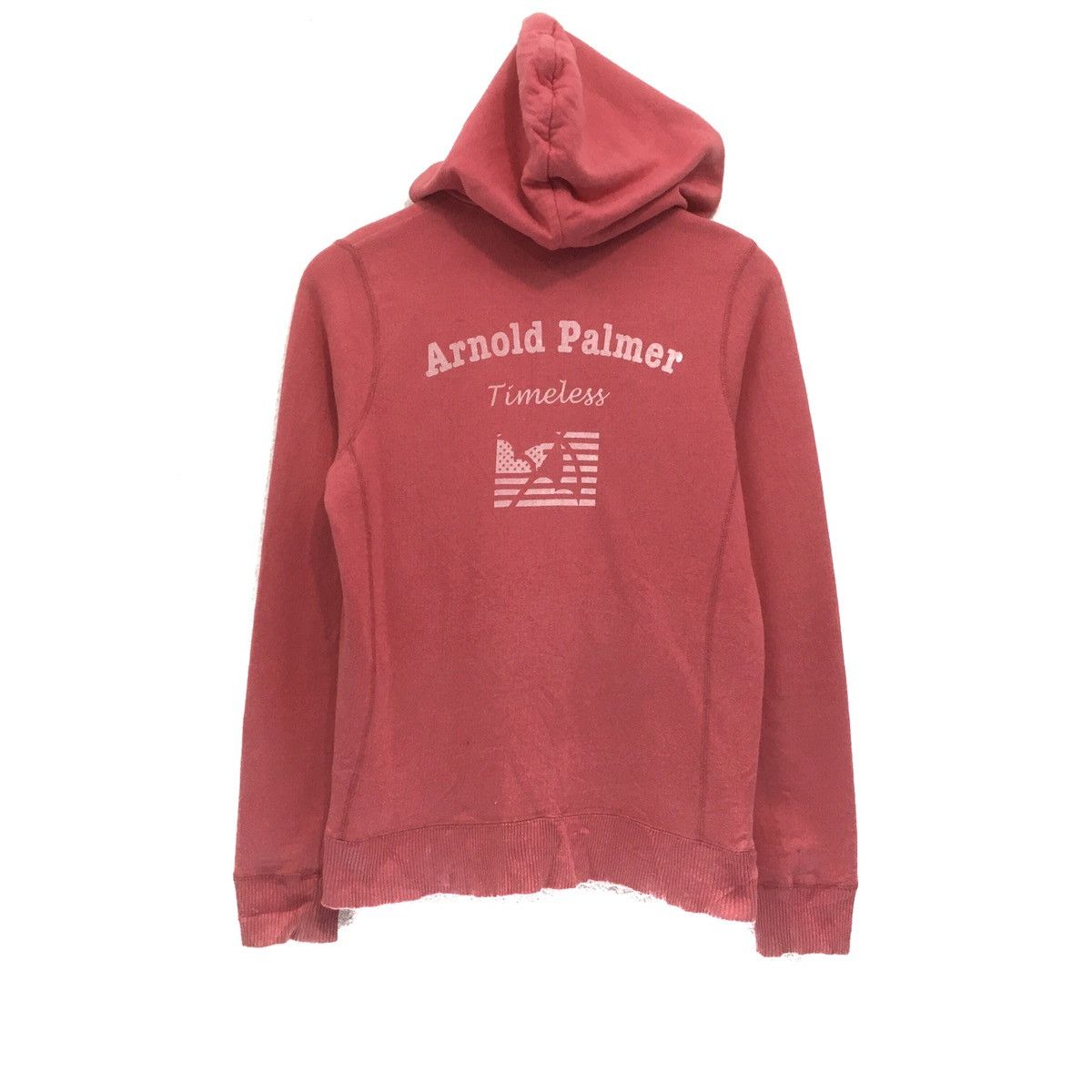Japanese Brand × Vintage Arnold Palmer Hoodie Sweatshirt BigLogo Spell Arnold Palmer Size US S / EU 44-46 / 1 - 1 Thumbnail
