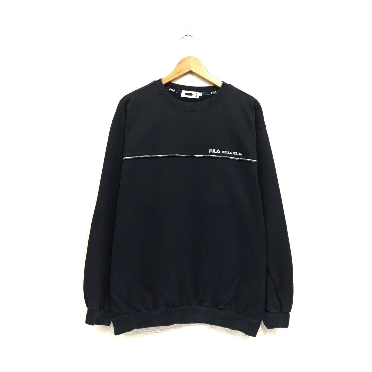 Fila × Japanese Brand × Vintage Vintage Fila Sweatshirt Crewneck Fila Embroidered Logo Size US L / EU 52-54 / 3 - 2 Thumbnail