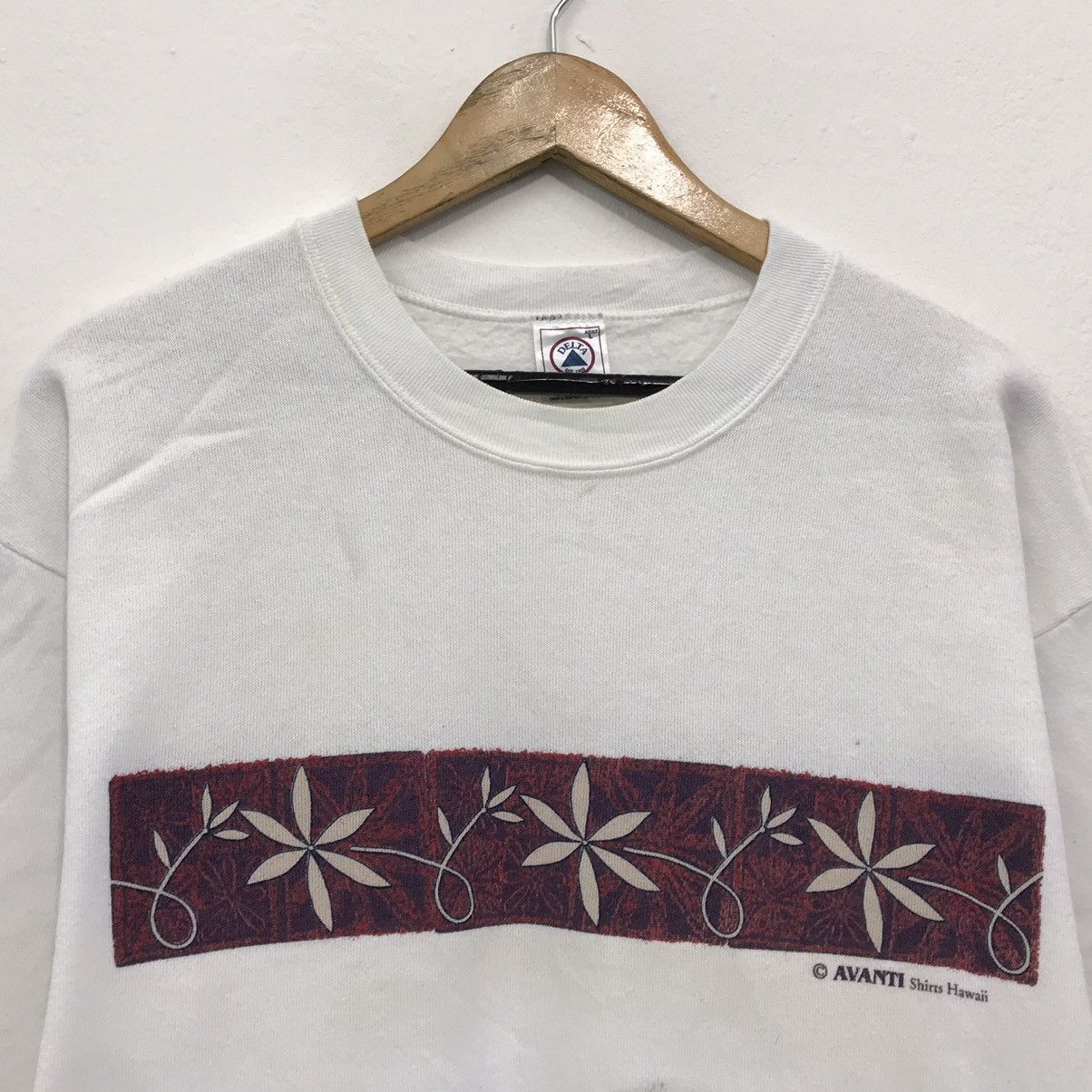 Delta Vintage Hawaii Sweatshirt BiglogoDesign Hawai CrewNeck Surf Size US M / EU 48-50 / 2 - 3 Thumbnail