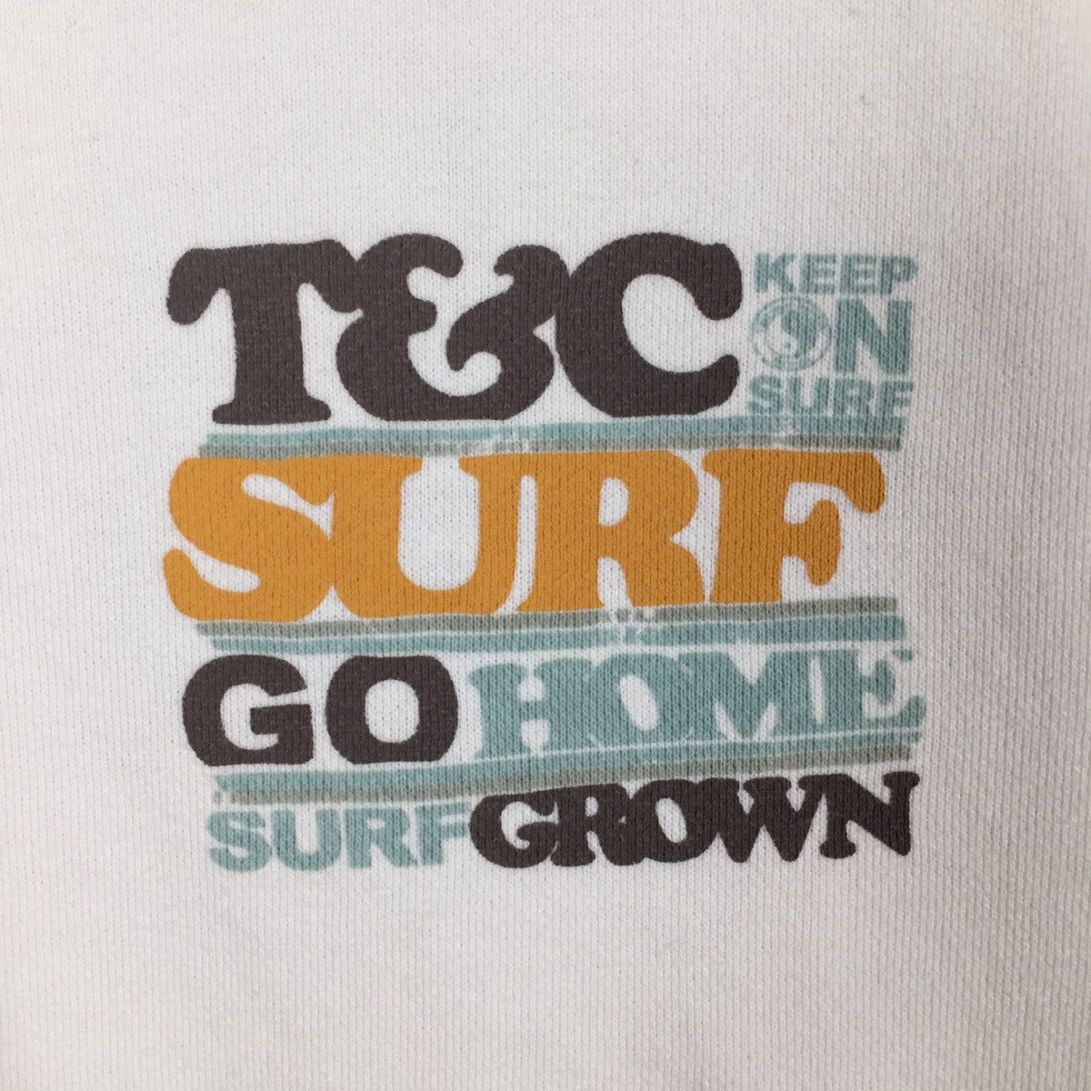 Vintage Vintage T&C Surf Sweatshirt Biglogo Hawaii Size US S / EU 44-46 / 1 - 4 Thumbnail