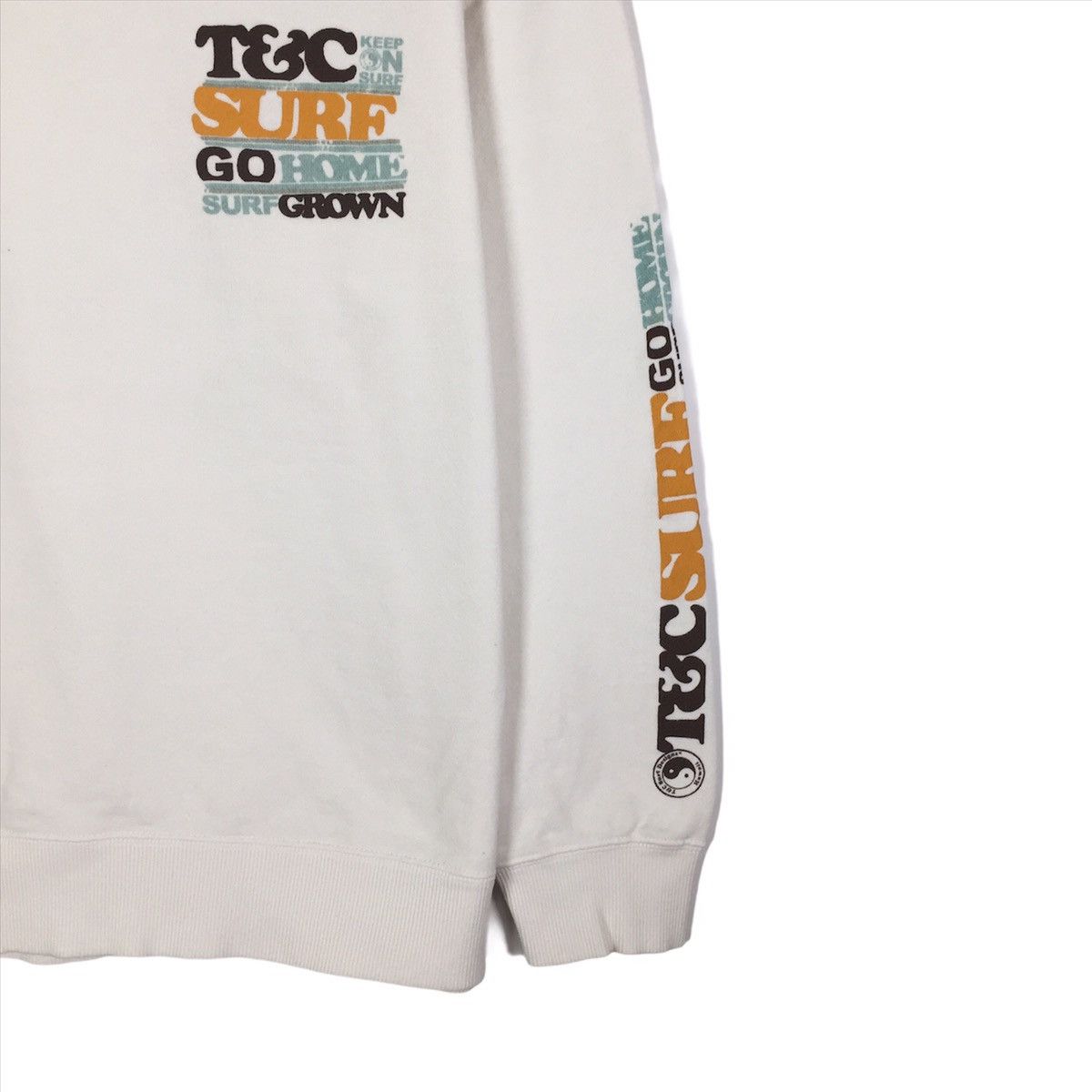 Vintage Vintage T&C Surf Sweatshirt Biglogo Hawaii Size US S / EU 44-46 / 1 - 7 Thumbnail
