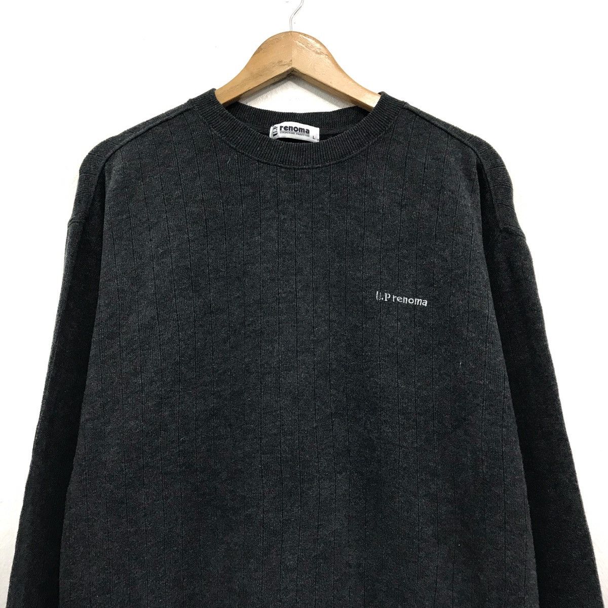 Japanese Brand × Renoma × Vintage Renoma SweatshirtCrewneck BigLogo Spellout U.P RENOMA Jeans Size US M / EU 48-50 / 2 - 5 Thumbnail
