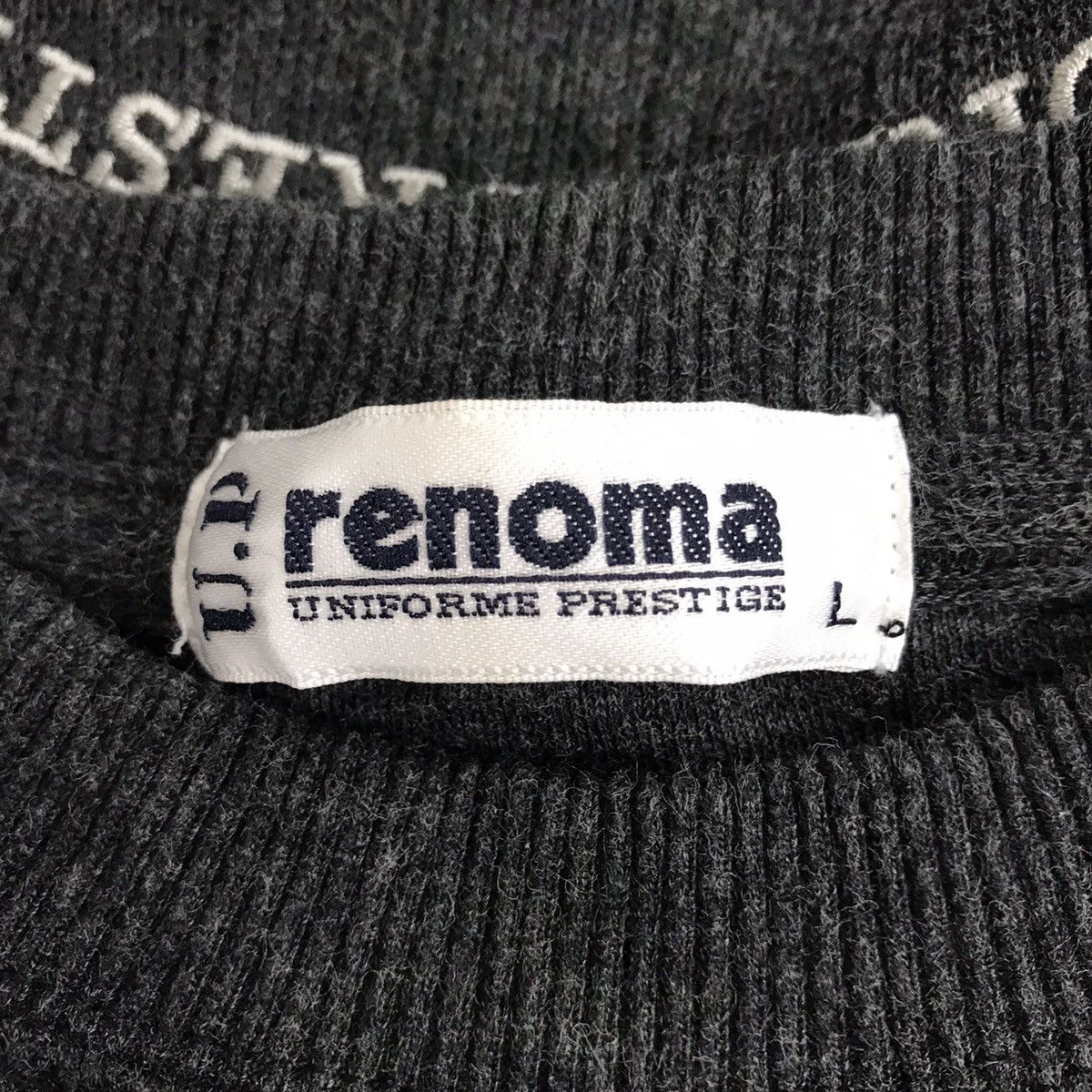 Japanese Brand × Renoma × Vintage Renoma SweatshirtCrewneck BigLogo Spellout U.P RENOMA Jeans Size US M / EU 48-50 / 2 - 12 Thumbnail