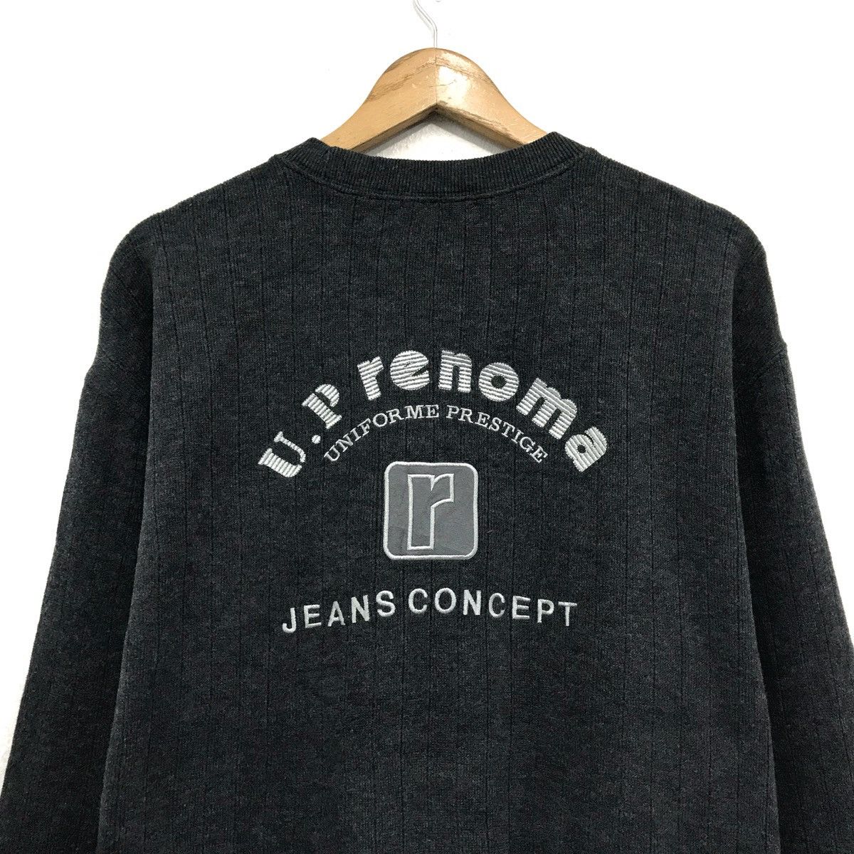Japanese Brand × Renoma × Vintage Renoma SweatshirtCrewneck BigLogo Spellout U.P RENOMA Jeans Size US M / EU 48-50 / 2 - 4 Thumbnail