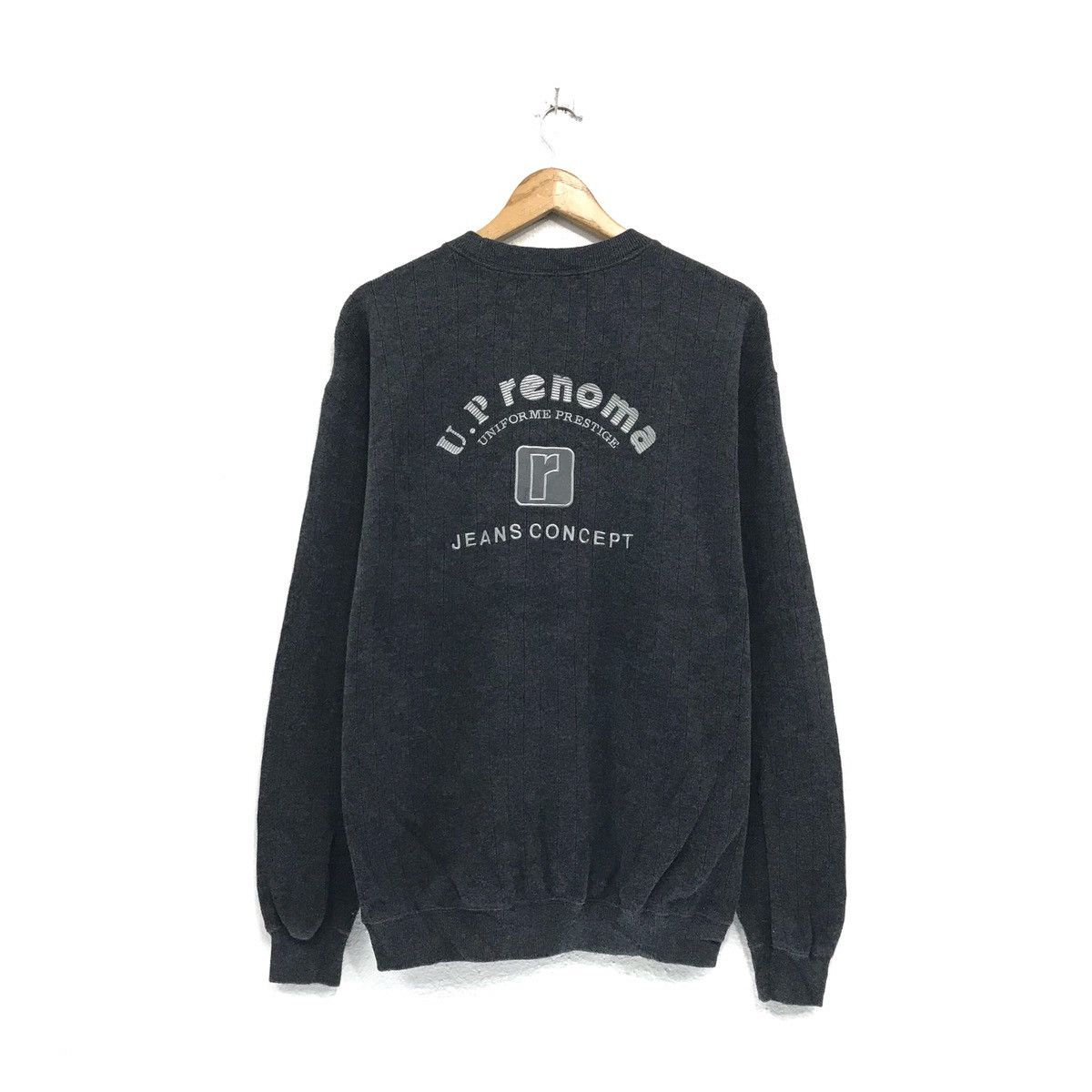 Japanese Brand × Renoma × Vintage Renoma SweatshirtCrewneck BigLogo Spellout U.P RENOMA Jeans Size US M / EU 48-50 / 2 - 2 Thumbnail