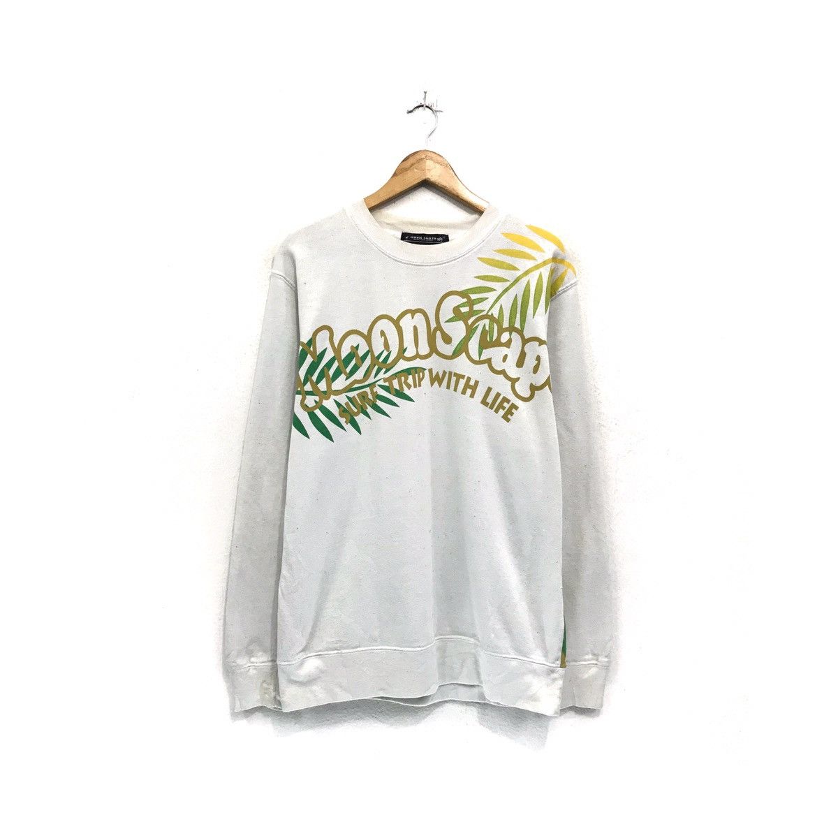 Vintage Moon Scape Sweatshirt CrewNeck Biglogo Spellout Moon Scape Size US M / EU 48-50 / 2 - 2 Thumbnail