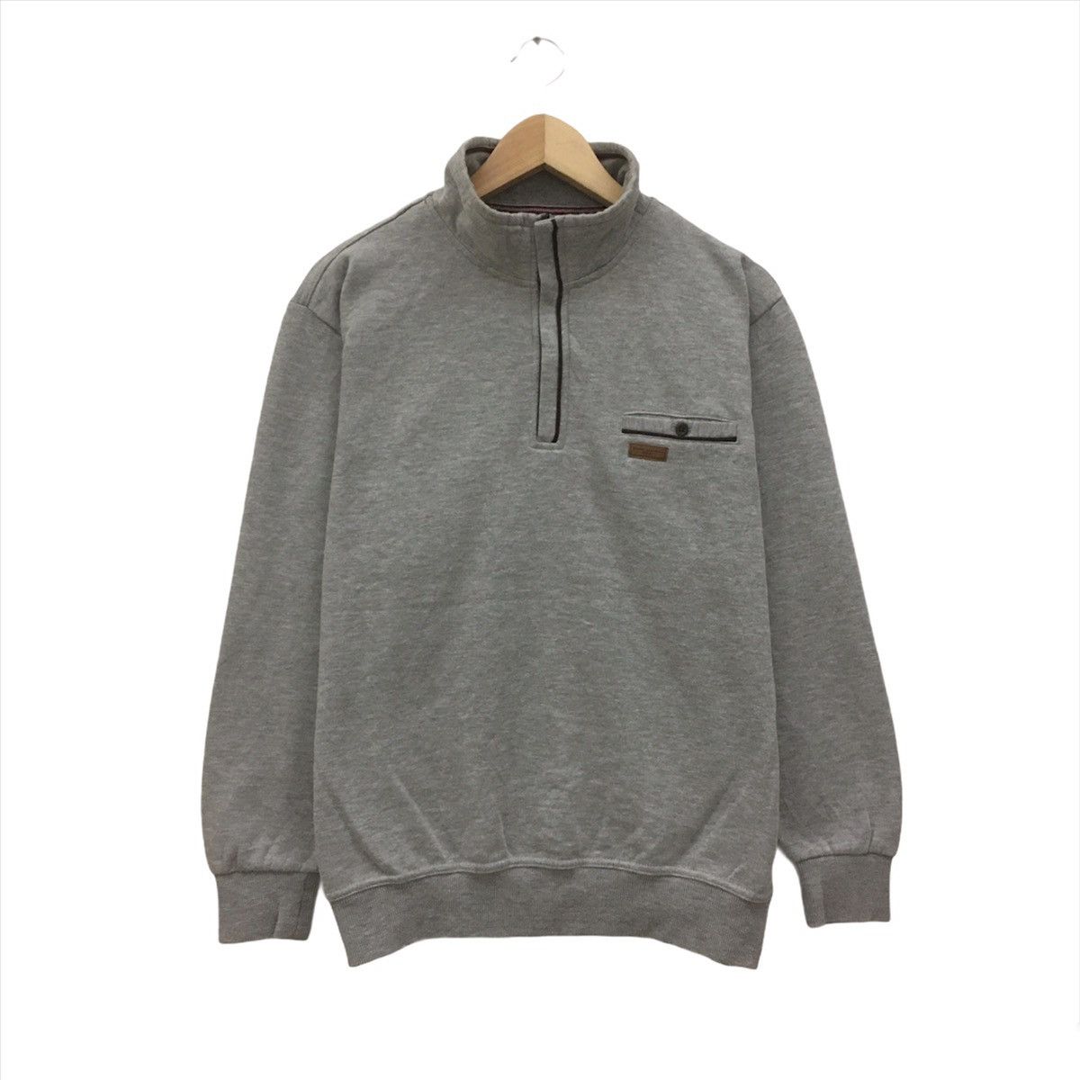 Japanese Brand × Kansai Yamamoto Vintage Kansai Yamamoto Homme Half Zip Sweatshirt Size US M / EU 48-50 / 2 - 2 Thumbnail