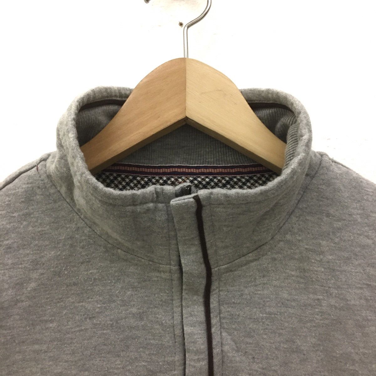 Japanese Brand × Kansai Yamamoto Vintage Kansai Yamamoto Homme Half Zip Sweatshirt Size US M / EU 48-50 / 2 - 5 Thumbnail
