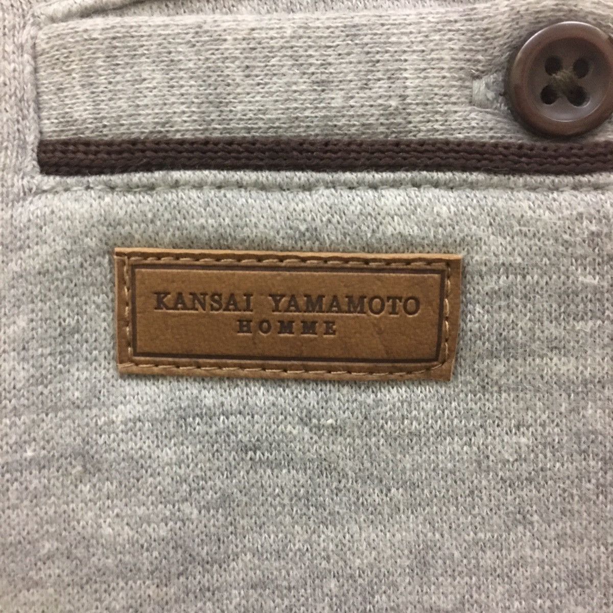 Japanese Brand × Kansai Yamamoto Vintage Kansai Yamamoto Homme Half Zip Sweatshirt Size US M / EU 48-50 / 2 - 7 Thumbnail