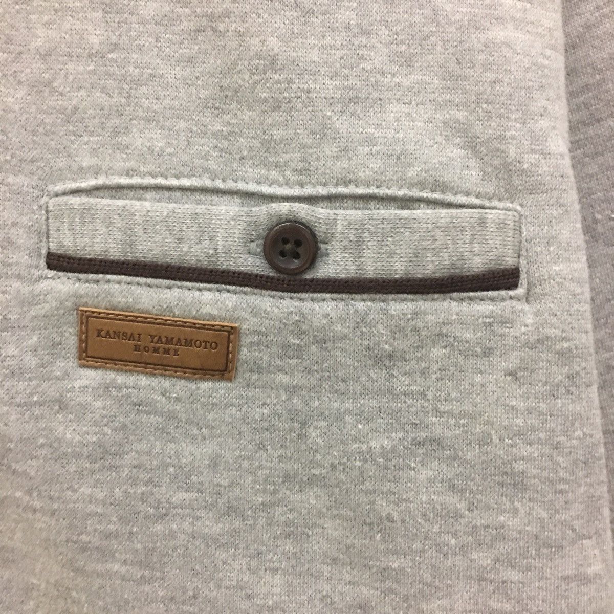 Japanese Brand × Kansai Yamamoto Vintage Kansai Yamamoto Homme Half Zip Sweatshirt Size US M / EU 48-50 / 2 - 6 Thumbnail