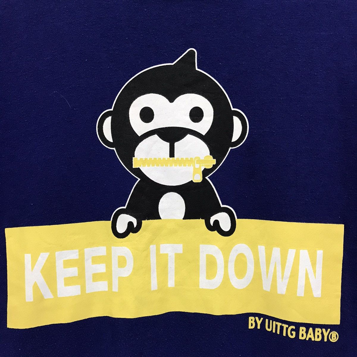 Japanese Brand × Vintage Vintage UITTG Baby Milo Sweatshirt Biglogo Size US M / EU 48-50 / 2 - 3 Thumbnail