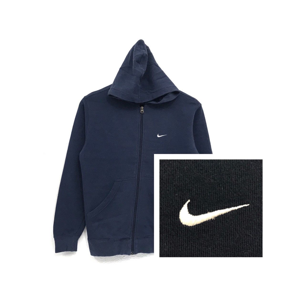 Nike × Vintage Vintage Nike Small Logo Swoosh Nike Sweatshirt Hoodies Size US S / EU 44-46 / 1 - 1 Thumbnail