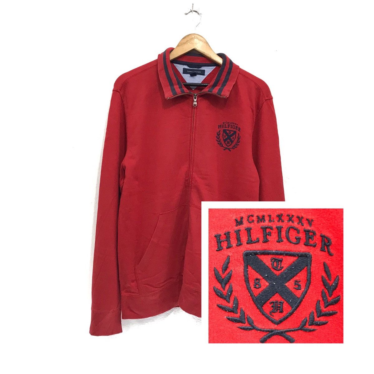 Tommy Hilfiger × Tommy Jeans Tommy Hilfiger Sweatshirt Hilfiger Tommy Hilfiger Mcmlxxxv Size US M / EU 48-50 / 2 - 1 Thumbnail