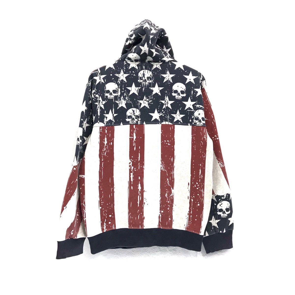 Japanese Brand Vintage Hoodies Full Print American Flag Size US M / EU 48-50 / 2 - 1 Thumbnail