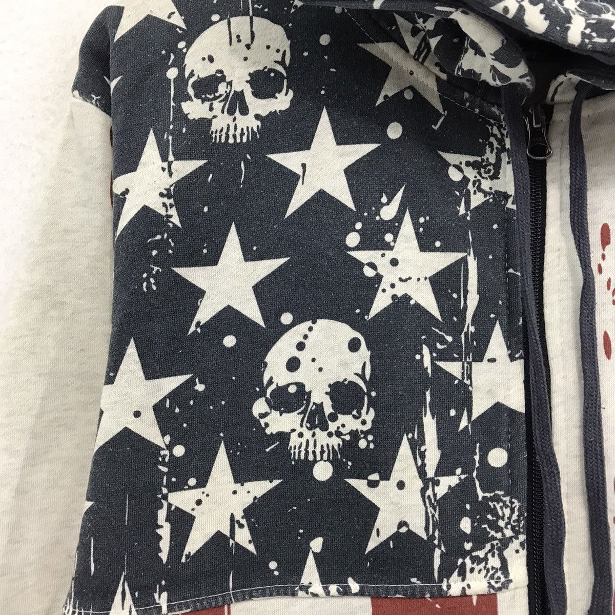 Japanese Brand Vintage Hoodies Full Print American Flag Size US M / EU 48-50 / 2 - 4 Thumbnail