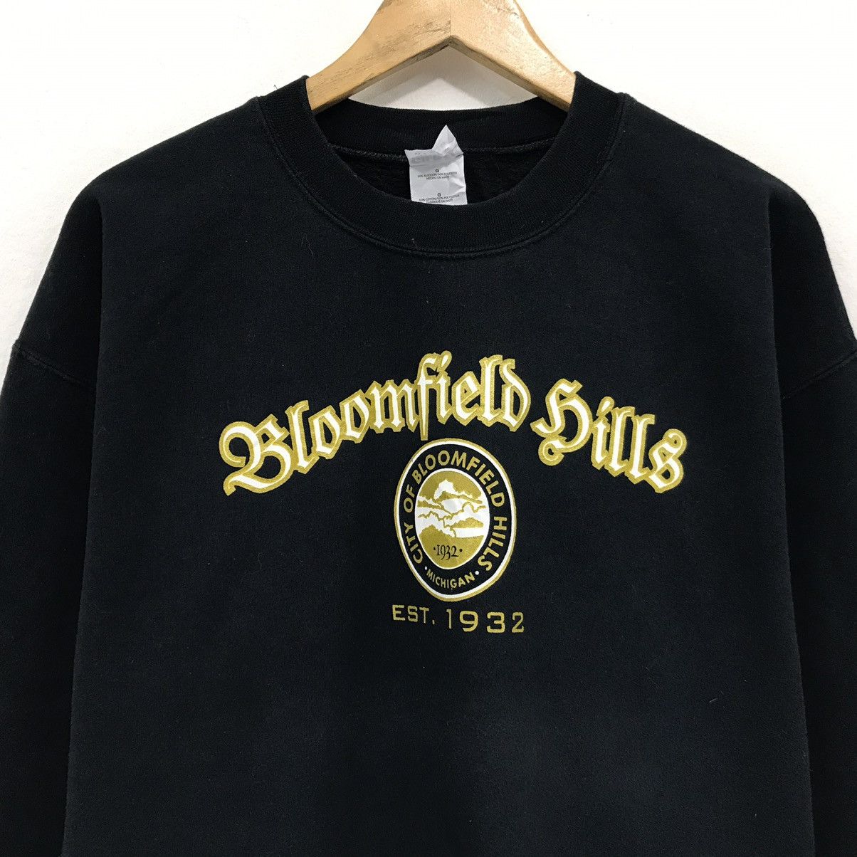 Vintage Michigan Sweatshirt Bloomfield Hills OaklandCounty Michigan Size US L / EU 52-54 / 3 - 2 Thumbnail